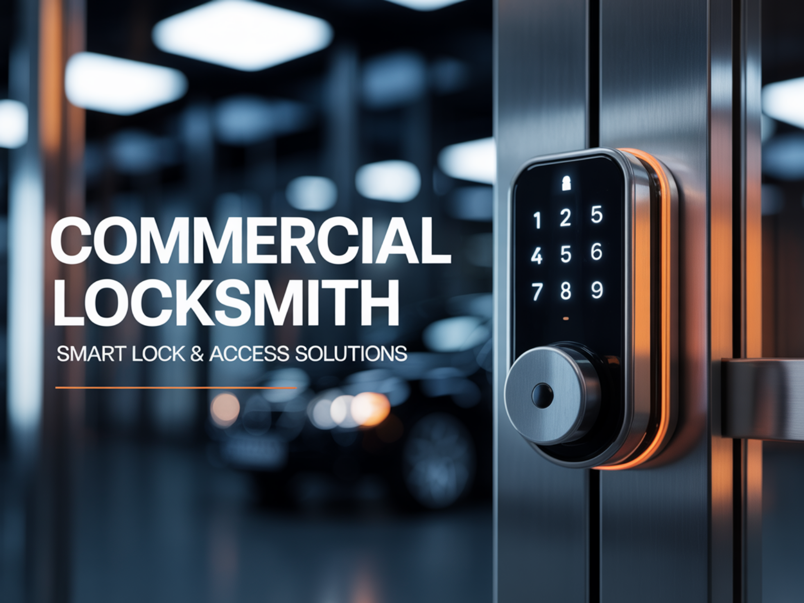 Commercial locksmith smart lock and access control solutions